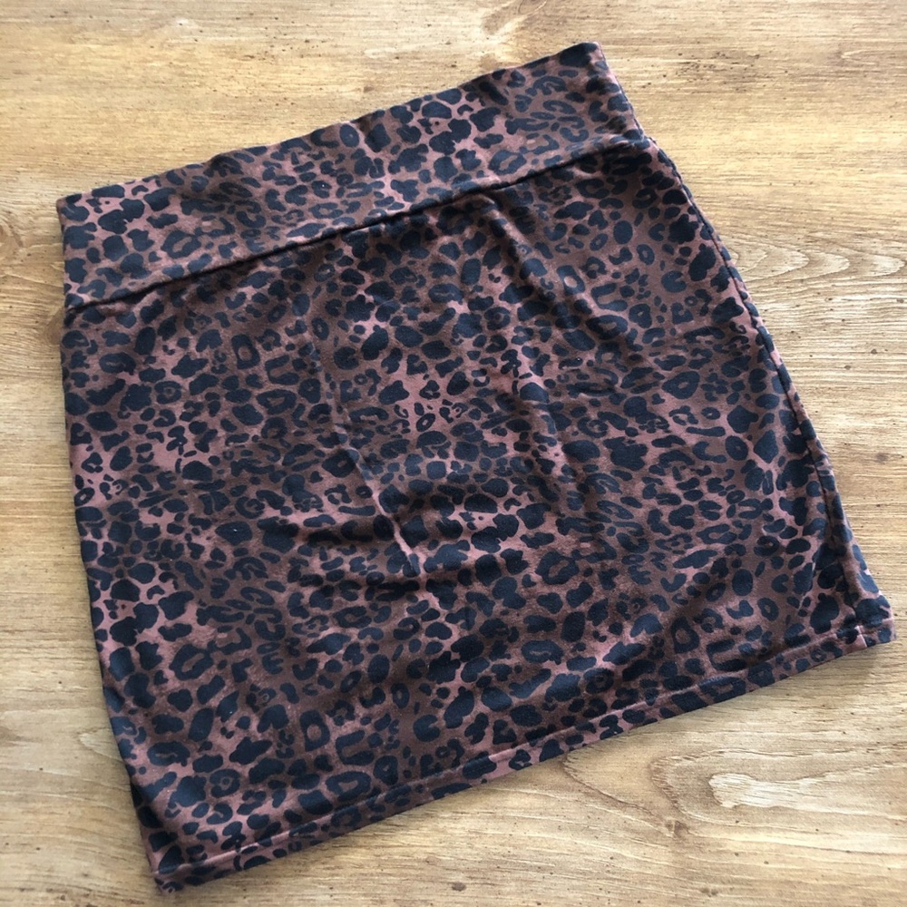 Leopard print Bodycon skirt